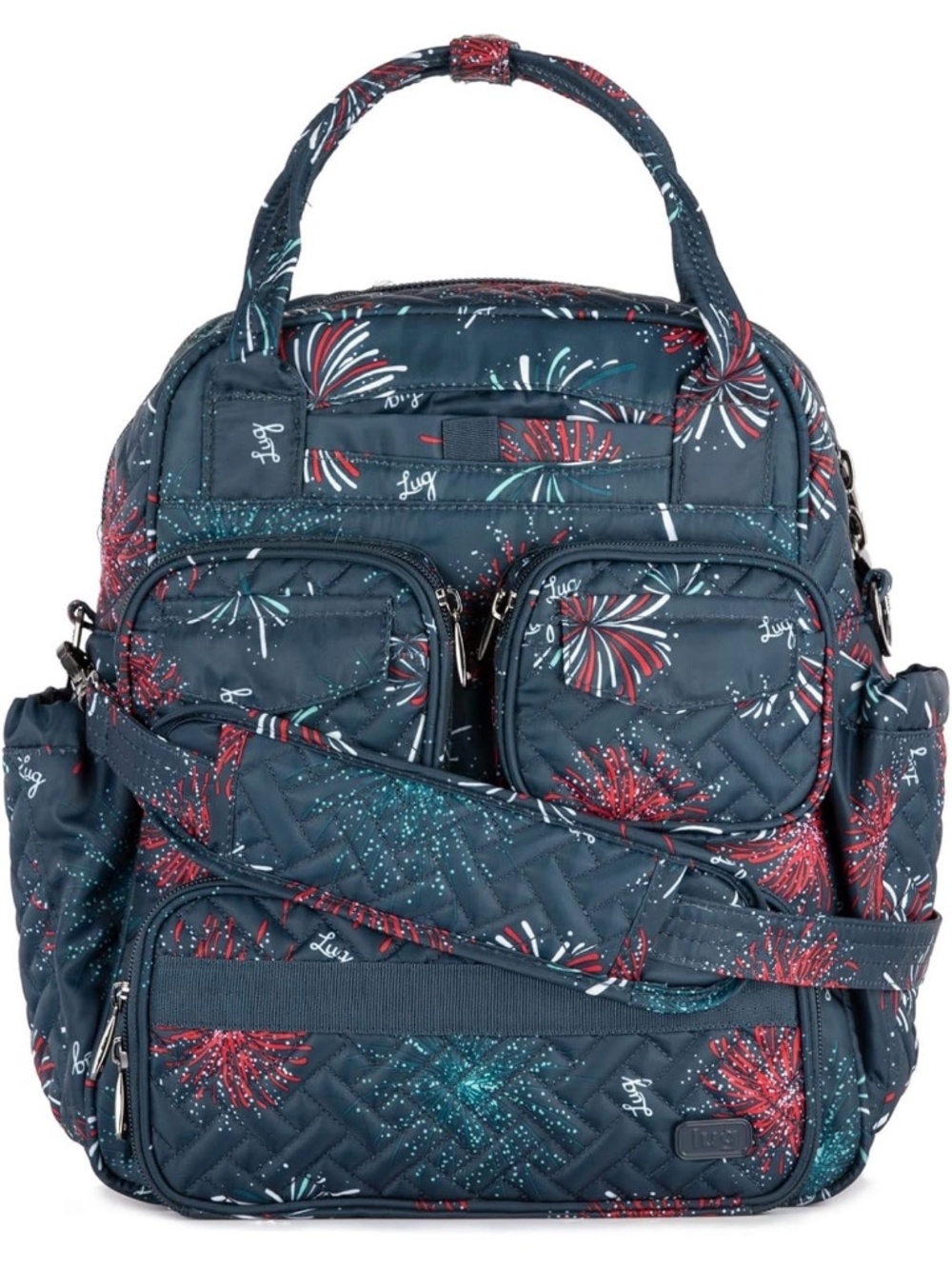 Lug Mini Puddle Jumper Firework Navy Tote - Picture 8 of 12